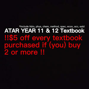 ATAR Text Book Year 11&12 For SALE