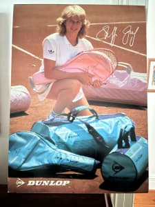 Tennis superstar Steffi Graf signed picture