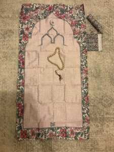 Muslim travel prayer mat