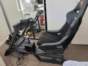 Next Level Racing F-GT with Trak Racer Rally Seat