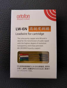 ORTOFON LW-6N Headshell cartridge lead wires.