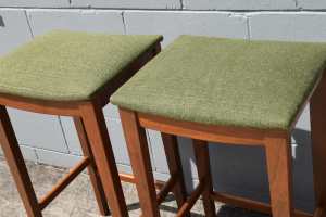 Pair of Carricks (Elite) Furniture Kitchen Stools (Circa 1970s)