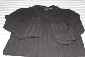 Armani Exchange Black lightweight jumper Size L