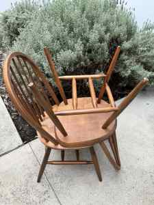 Great Vintage Windsor Chairs. Made in Slovenia.