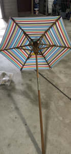 Brand new kids coloured beach umbrella
