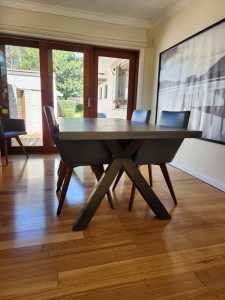 Nick Scali Dining Table and Chairs