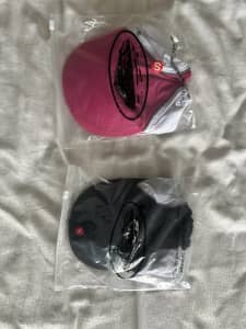Corteiz hats pink/white, black/white