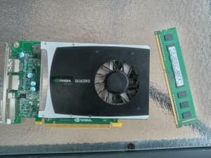 Graphics card and ram combo