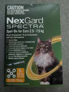 NexGard Spectra Cats 2.5 - 7.5 KGS 