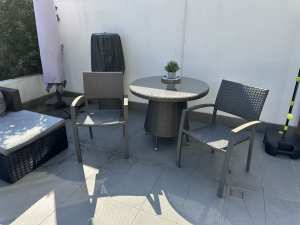Outdoor furniture table and 2 chairs - must sell asap - offers welcome