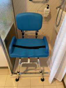 Bath Transfer Bench Support Aid with Rotating & Sliding Seat
