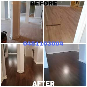 Floor sanding/ polishing and installation for best price and quality 