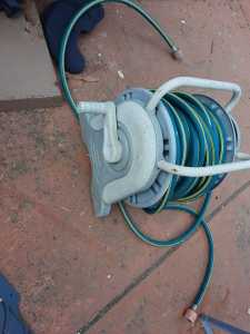 Garden Hose Reel with Hose Included