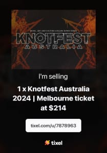 Knotfest ticket