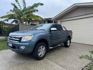 2014 FORD RANGER PX 6 SP AUTOMATIC SUPER CAB PICK UP, 4 seats