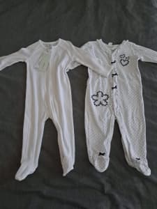 Baby girls coveralls size 0 new
