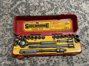 Sidchrome socket set