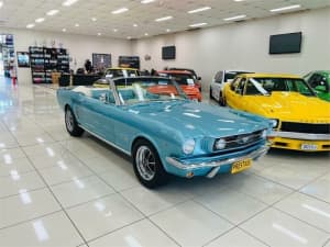 1966 Ford Mustang Blue Convertible