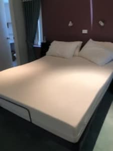 Queen bed, electric adjustable