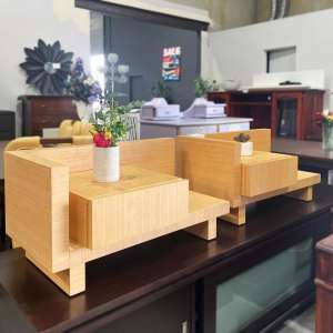 ONLY $55 EACH! Unique & Modern Wooden Corner Desk Shelf