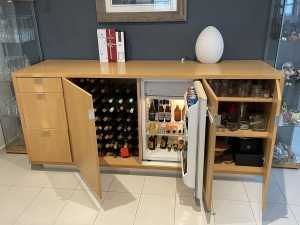 Bar cabinet for sale with fridge