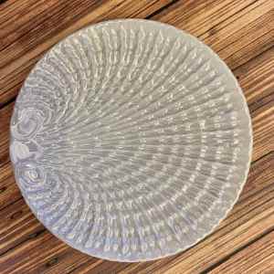 Victoria - Textured Lustre Shell Plate - 100years old