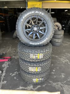 265/65/17 Tourador All Terrian Tyres With PDW Cartel Rims 17x8.5 
