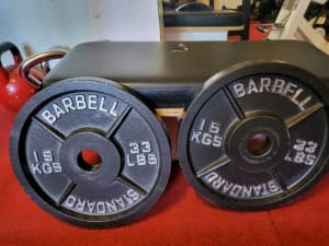 2x15kg Weight Plates 
