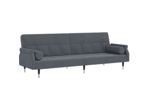 vidaXL Sofa Bed Cushions Dark Grey Velvet (SKU:351858) Free Delivery