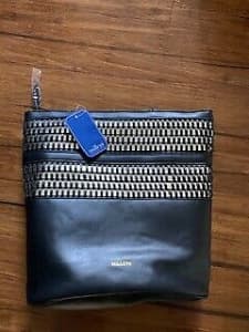 Trendy Milleni Black Tote Metallic Detail Handbag (NC2932)