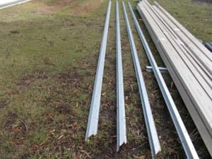 Roofing steel zincalume 40mm Used battens 6.5 mtr long sell $2 per mtr