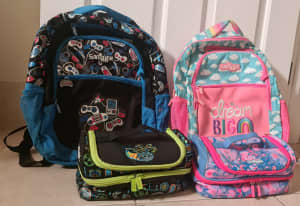 Smiggle Back Packs & Lunch Boxes