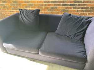 Two seat couch in good condition for free