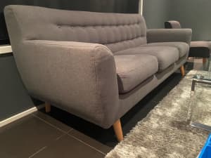 Grey 3 Seater lounge seat
