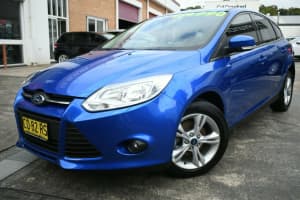 2014 Ford Focus LW MK2 MY14 Trend Blue 6 Speed Automatic Hatchback