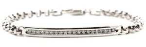 9ct White Gold Diamond Bracelet - 5.24Grams 003000250168