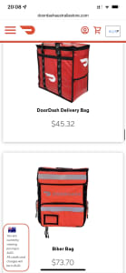 Brand new delivery bags Uber, DOORDASH Ola Pizza Hut 