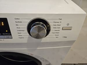 7.5kg Washing Machine - White