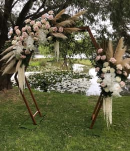 Wedding arch for hire. Hand made