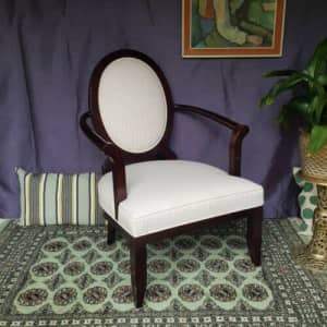 Set of 2 Casa Mia Upholstered Armchairs