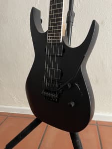 Dean Exile select floyd fluence black satin guitar