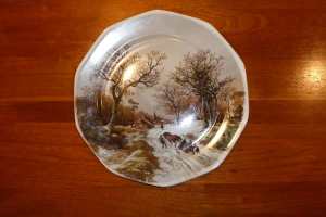 Royal Schwabap Hand Decorated Plate