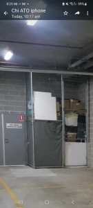 Storage cage in secure undercover garage for lease