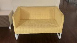 2-seat sofa IKEA yellow