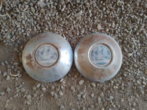 BEDFORD HUBCAPS X 2 ONLY