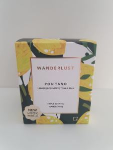 Wanderlust Positano Triple Scented Candle 425g - Brand New in Box