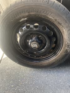 Yes Available!!! Stock Hilux rims x4 w/wheel nuts & tyres