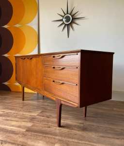 Stunning Mid Century Teak Sideboard TV Cabinet Drawers by Jentique UK