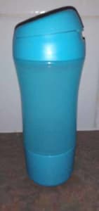 Tupperware Eco Fast Quench blue drink bottle 400mL
