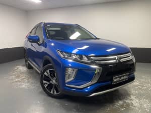 2017 Mitsubishi Eclipse Cross YA MY18 LS 2WD Lightning Blue 8 Speed Constant Variable Wagon